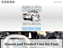 Tablet Screenshot of chiksautoair.com